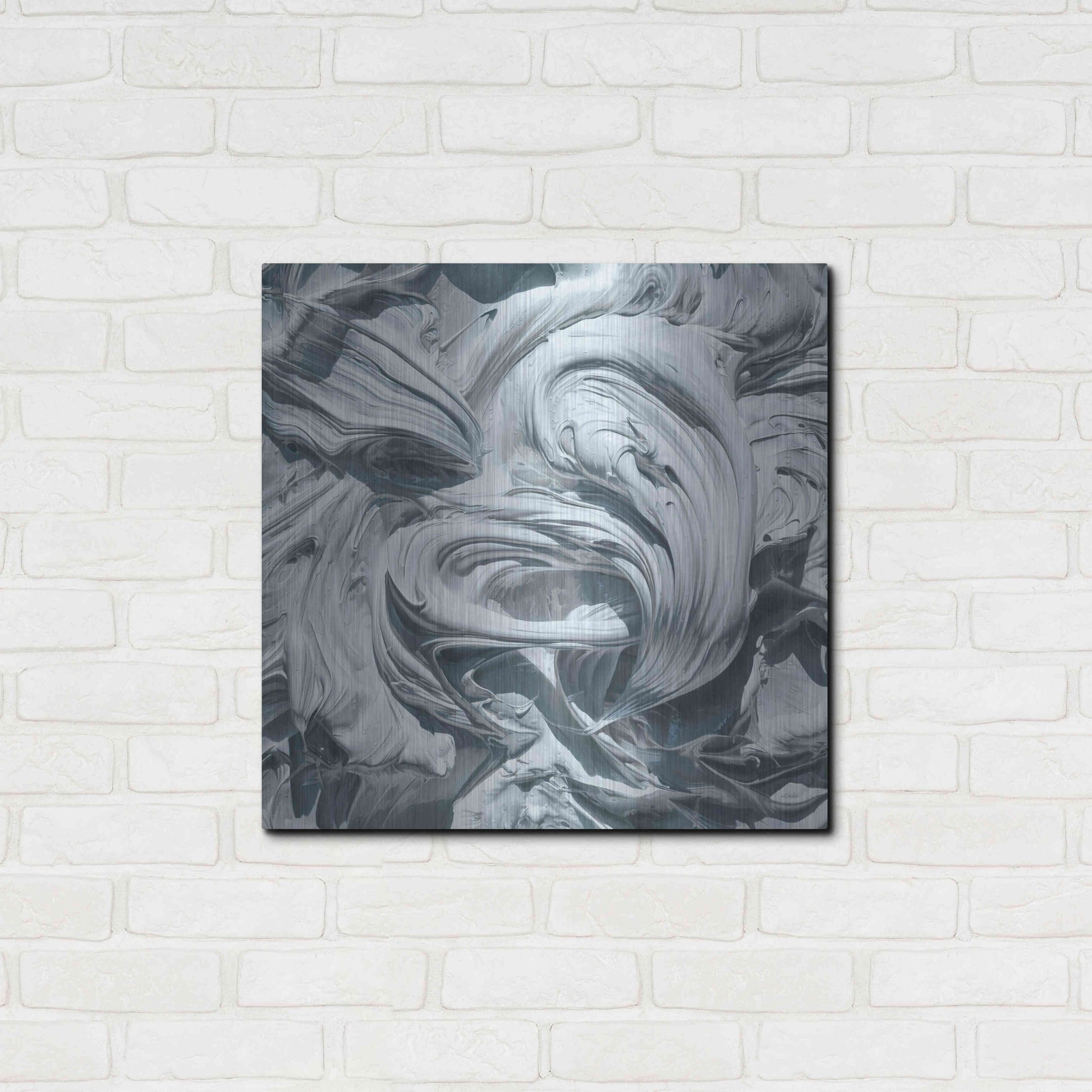 Luxe Metal Art 'Art For Art Sake' by Francois Chartier, Metal Wall Art,24x24