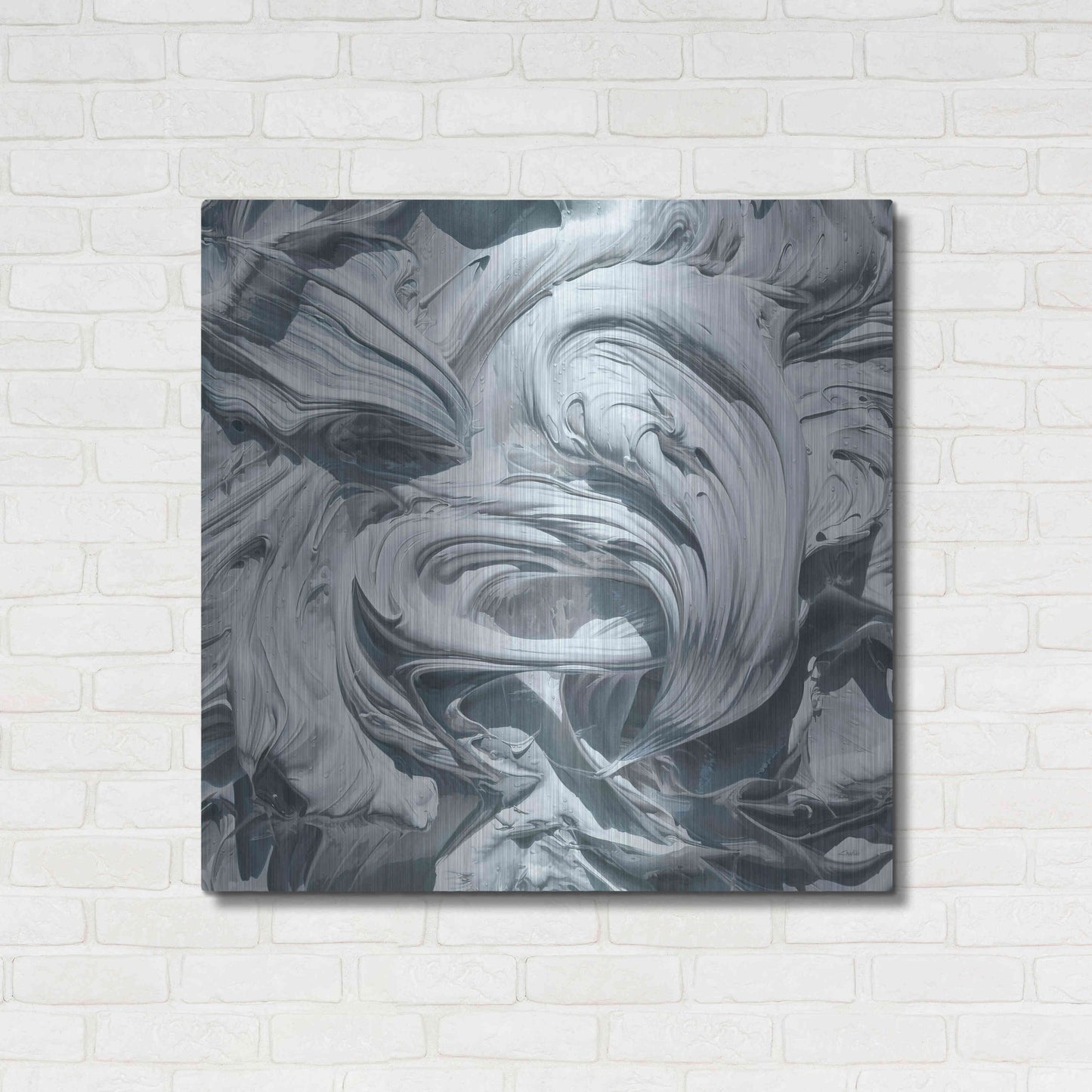 Luxe Metal Art 'Art For Art Sake' by Francois Chartier, Metal Wall Art,36x36