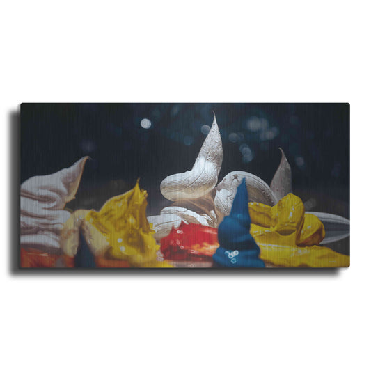 Luxe Metal Art 'Fool Moon' by Francois Chartier, Metal Wall Art