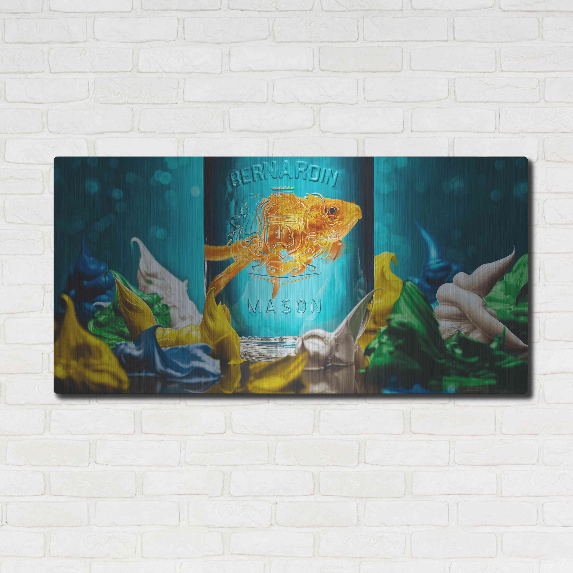 Luxe Metal Art 'Home Sweet Home' by Francois Chartier, Metal Wall Art,48x24