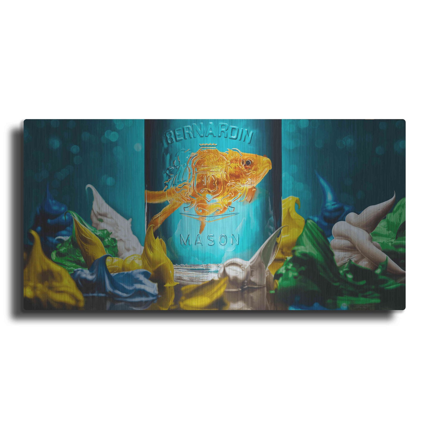 Luxe Metal Art 'Home Sweet Home' by Francois Chartier, Metal Wall Art