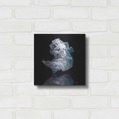 Luxe Metal Art 'Iceberg IV' by Francois Chartier, Metal Wall Art,12x12