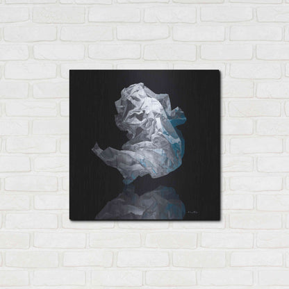 Luxe Metal Art 'Iceberg IV' by Francois Chartier, Metal Wall Art,24x24