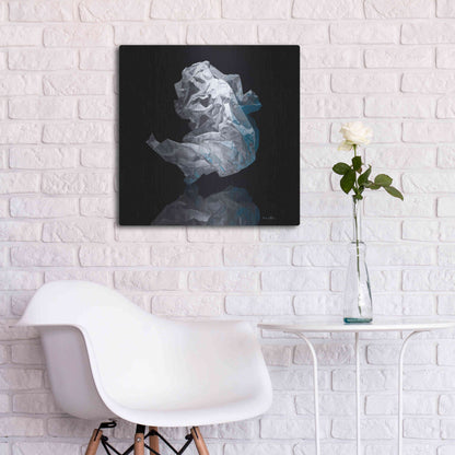 Luxe Metal Art 'Iceberg IV' by Francois Chartier, Metal Wall Art,24x24