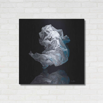 Luxe Metal Art 'Iceberg IV' by Francois Chartier, Metal Wall Art,36x36