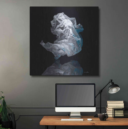 Luxe Metal Art 'Iceberg IV' by Francois Chartier, Metal Wall Art,36x36