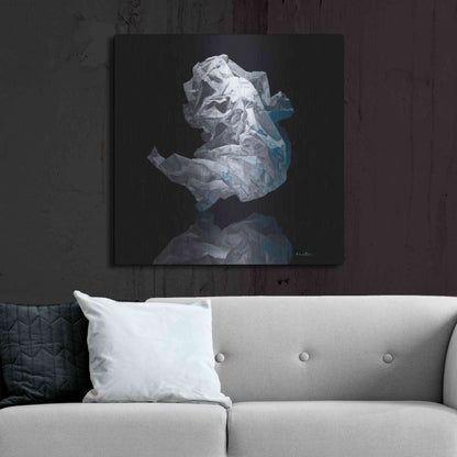 Luxe Metal Art 'Iceberg IV' by Francois Chartier, Metal Wall Art,36x36
