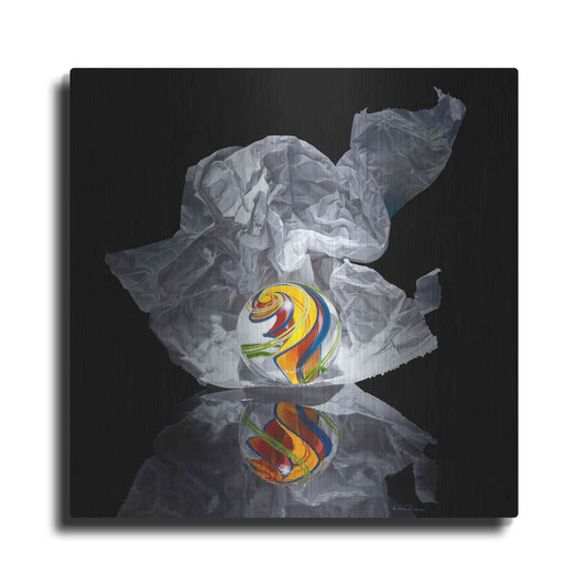 Luxe Metal Art 'Iceberg V' by Francois Chartier, Metal Wall Art