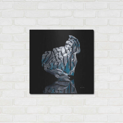 Luxe Metal Art 'Iceberg VI' by Francois Chartier, Metal Wall Art,24x24