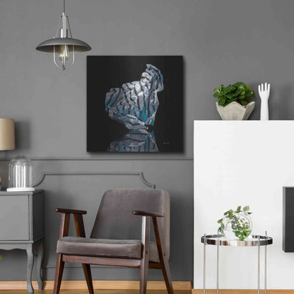 Luxe Metal Art 'Iceberg VI' by Francois Chartier, Metal Wall Art,24x24