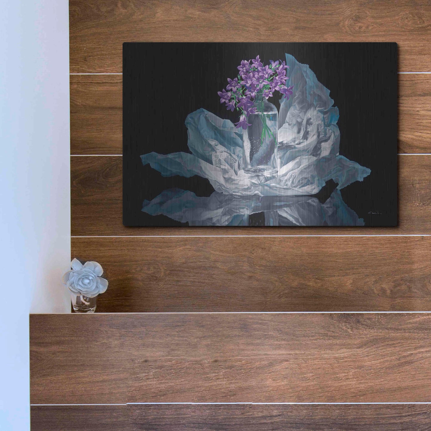 Luxe Metal Art 'Just for You' by Francois Chartier, Metal Wall Art,16x12