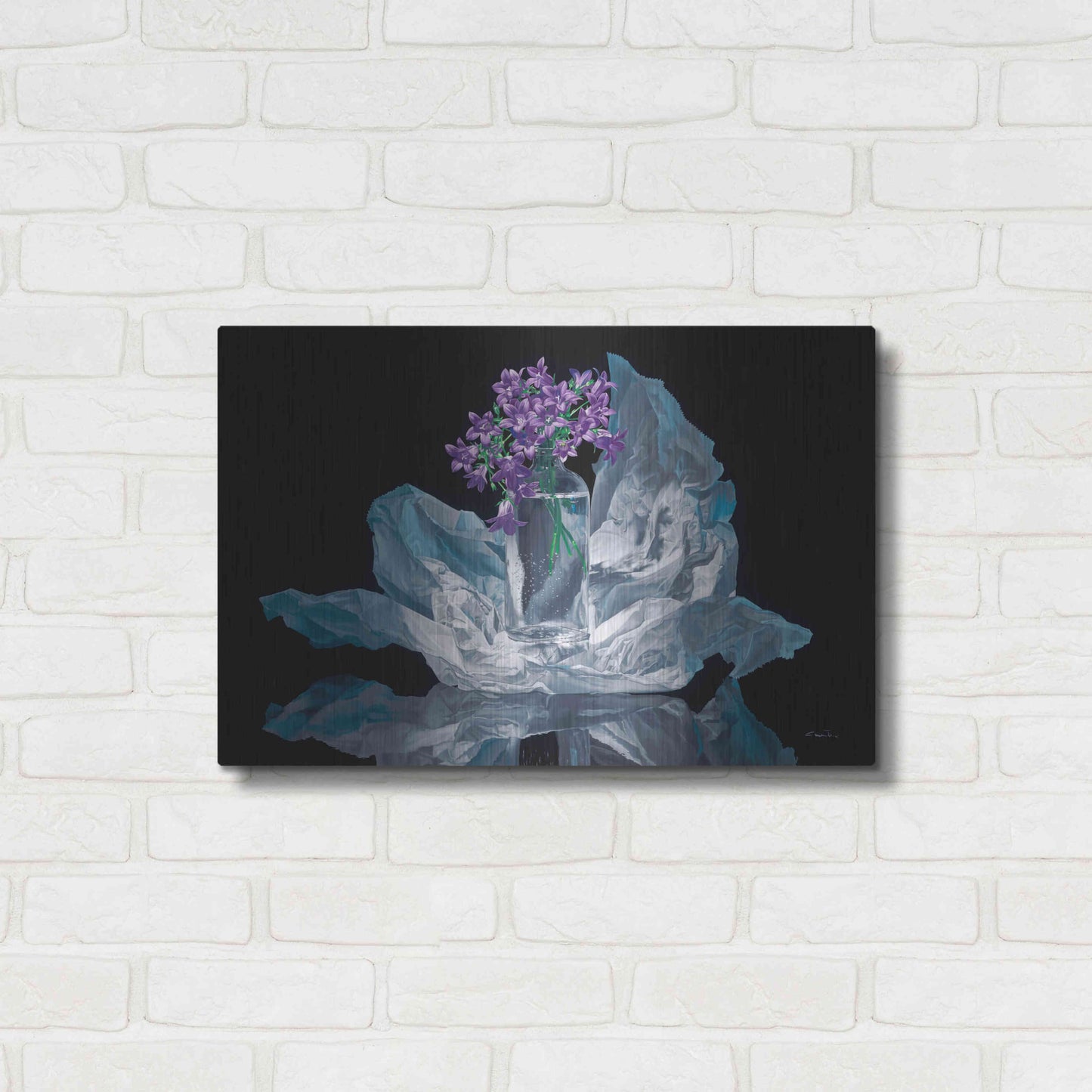 Luxe Metal Art 'Just for You' by Francois Chartier, Metal Wall Art,24x16