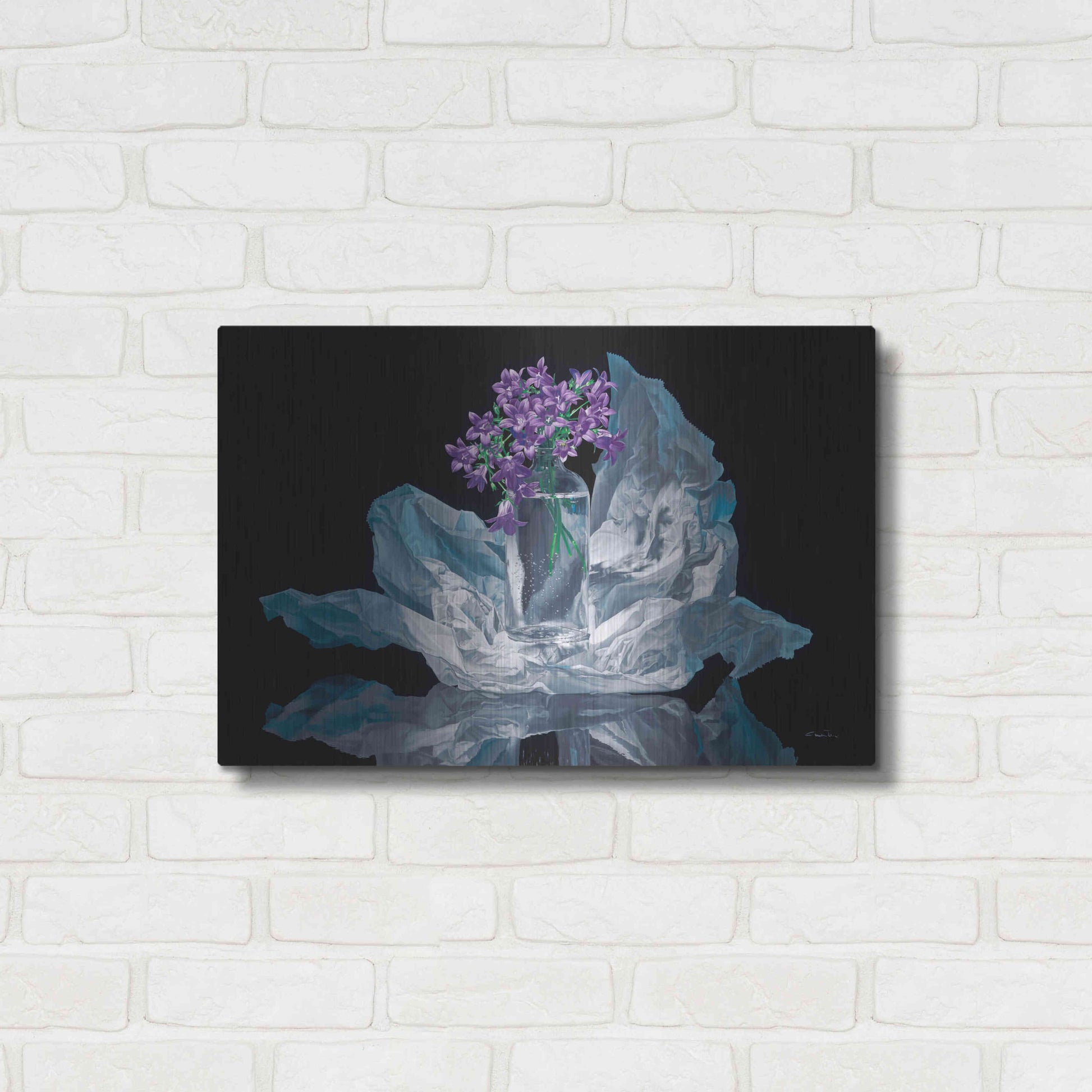 Luxe Metal Art 'Just for You' by Francois Chartier, Metal Wall Art,24x16