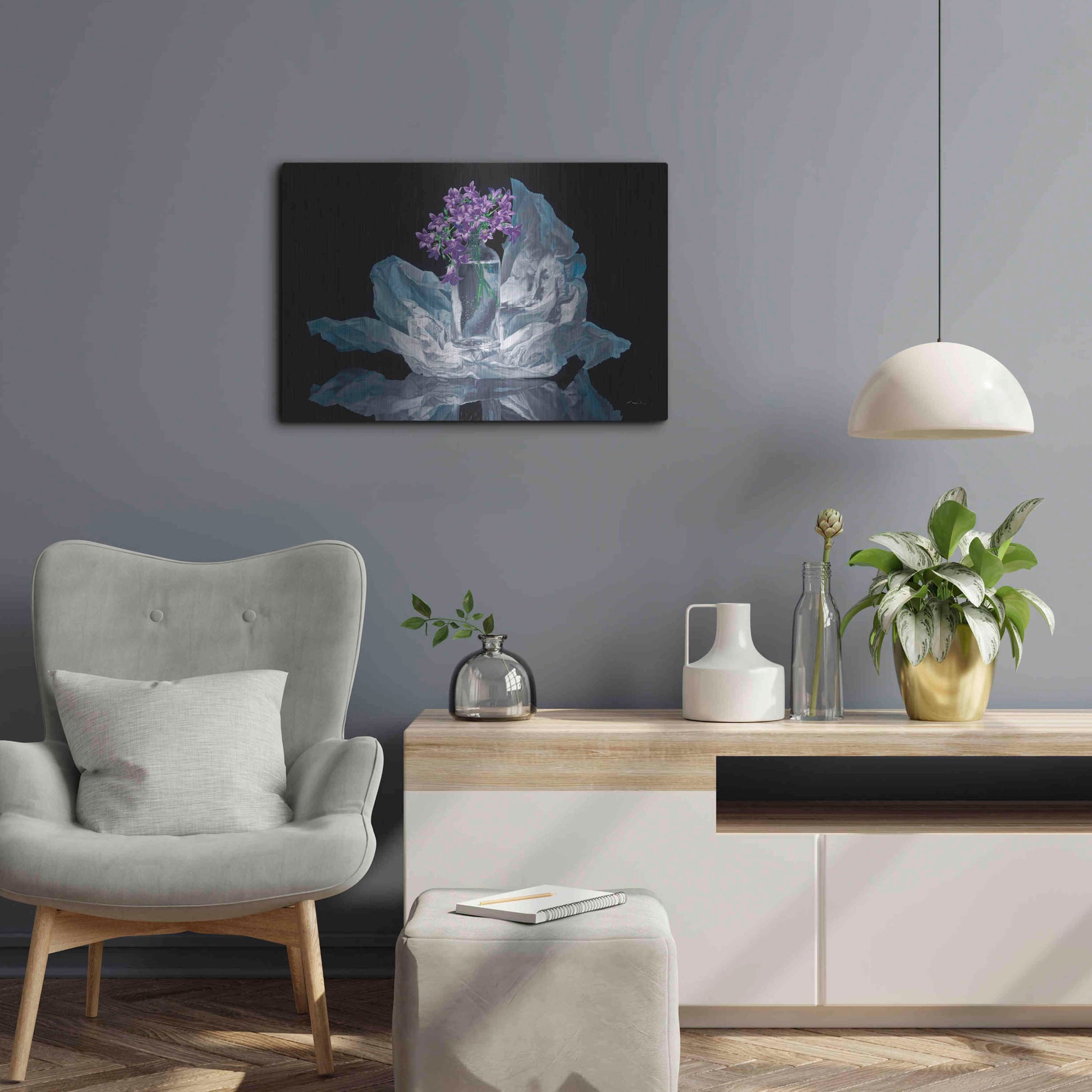 Luxe Metal Art 'Just for You' by Francois Chartier, Metal Wall Art,24x16