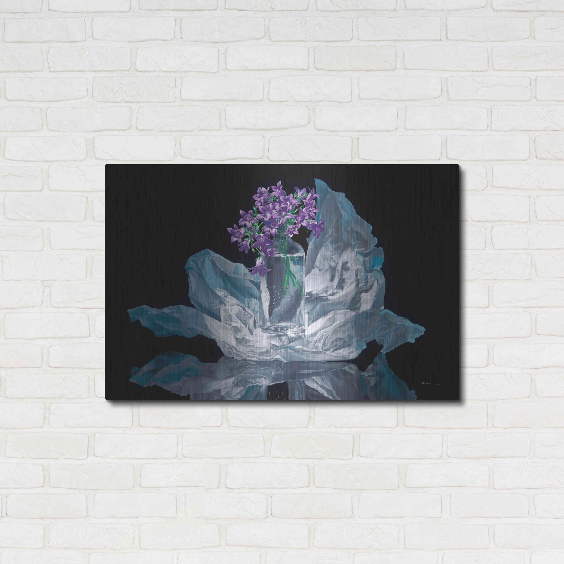 Luxe Metal Art 'Just for You' by Francois Chartier, Metal Wall Art,36x24