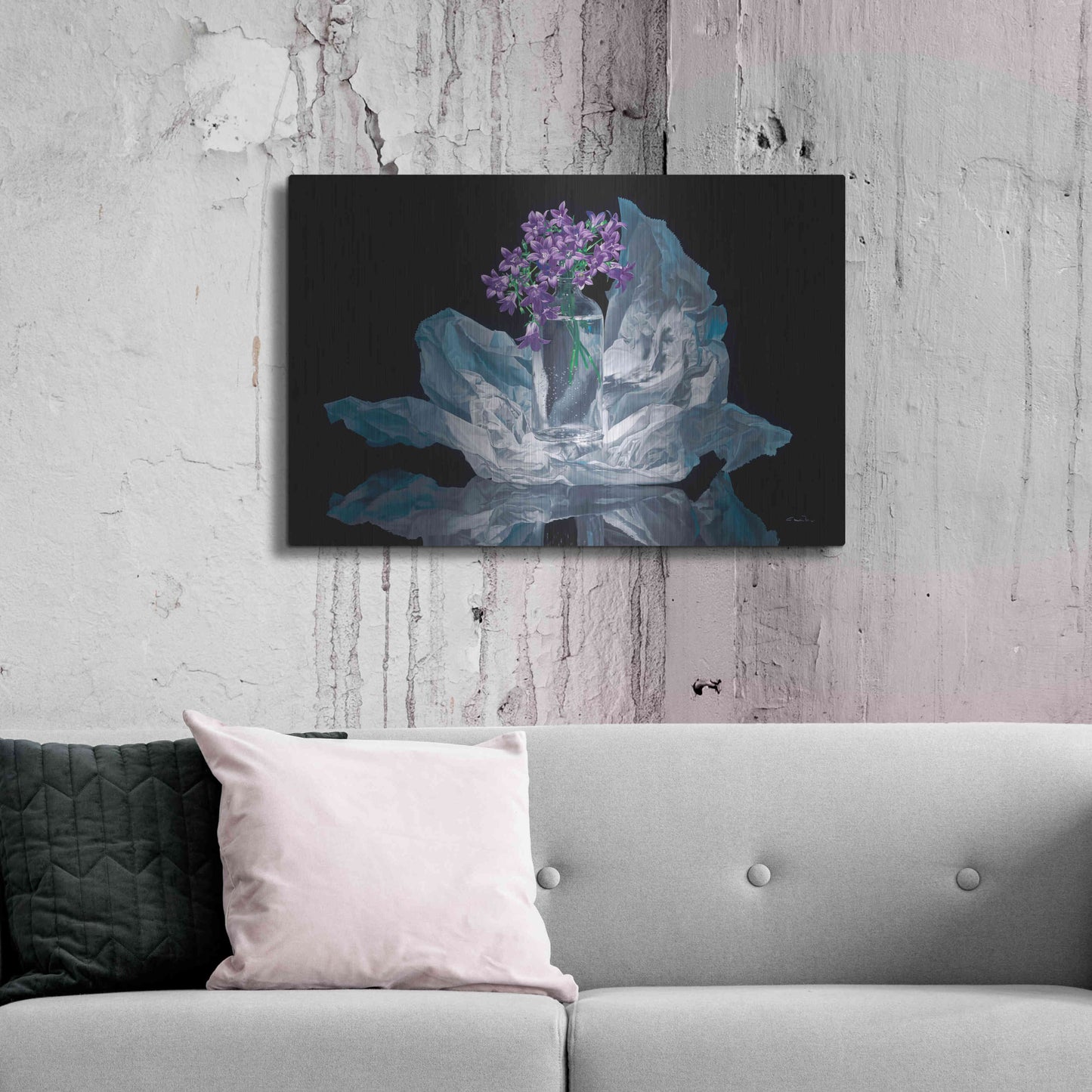 Luxe Metal Art 'Just for You' by Francois Chartier, Metal Wall Art,36x24