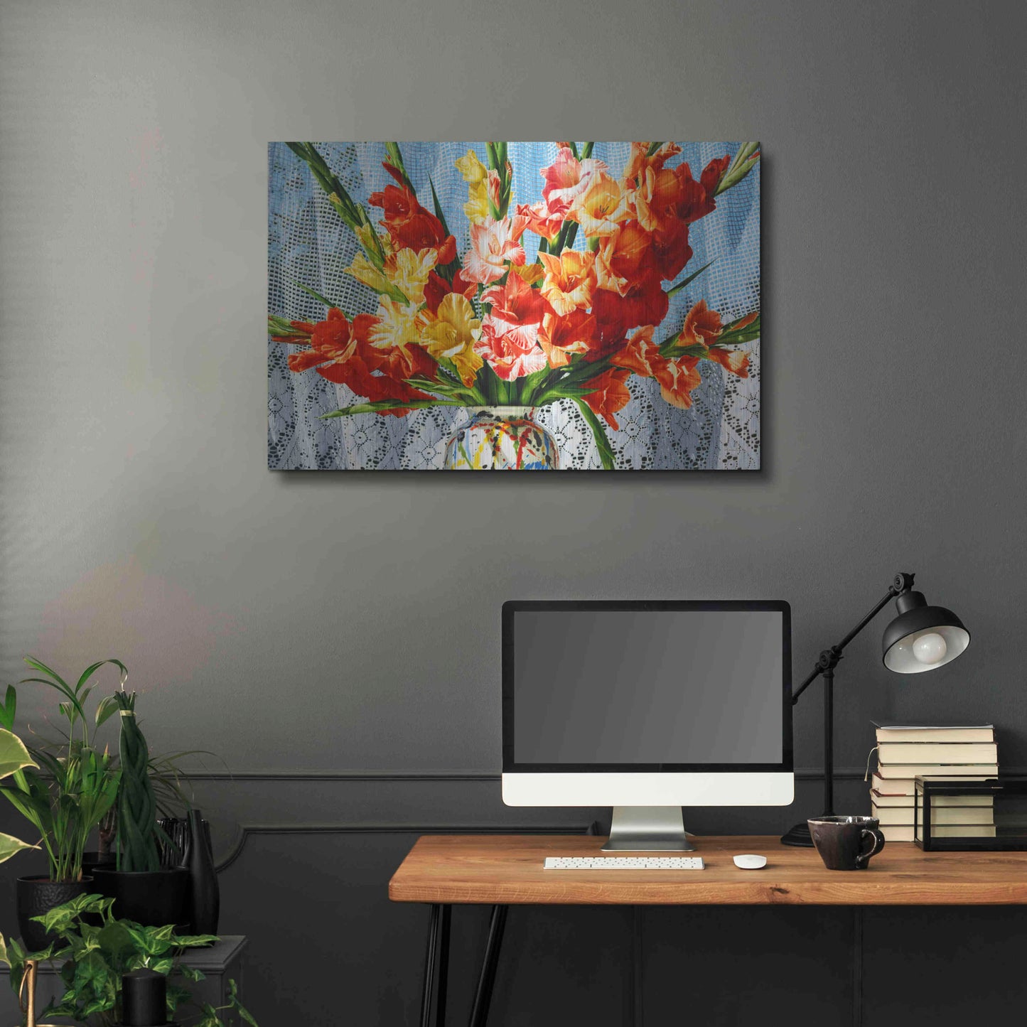 Luxe Metal Art 'Fireworks' by Francois Chartier, Metal Wall Art,36x24