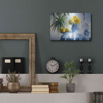 Luxe Metal Art 'Good Morning' by Francois Chartier, Metal Wall Art,16x12