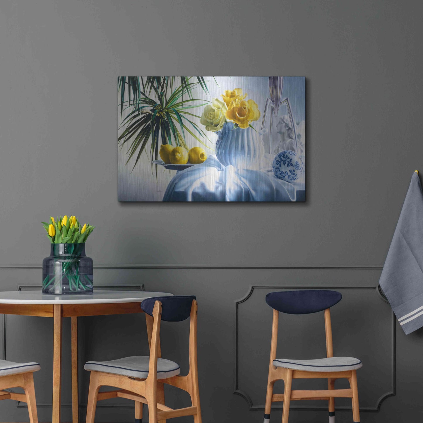 Luxe Metal Art 'Good Morning' by Francois Chartier, Metal Wall Art,36x24