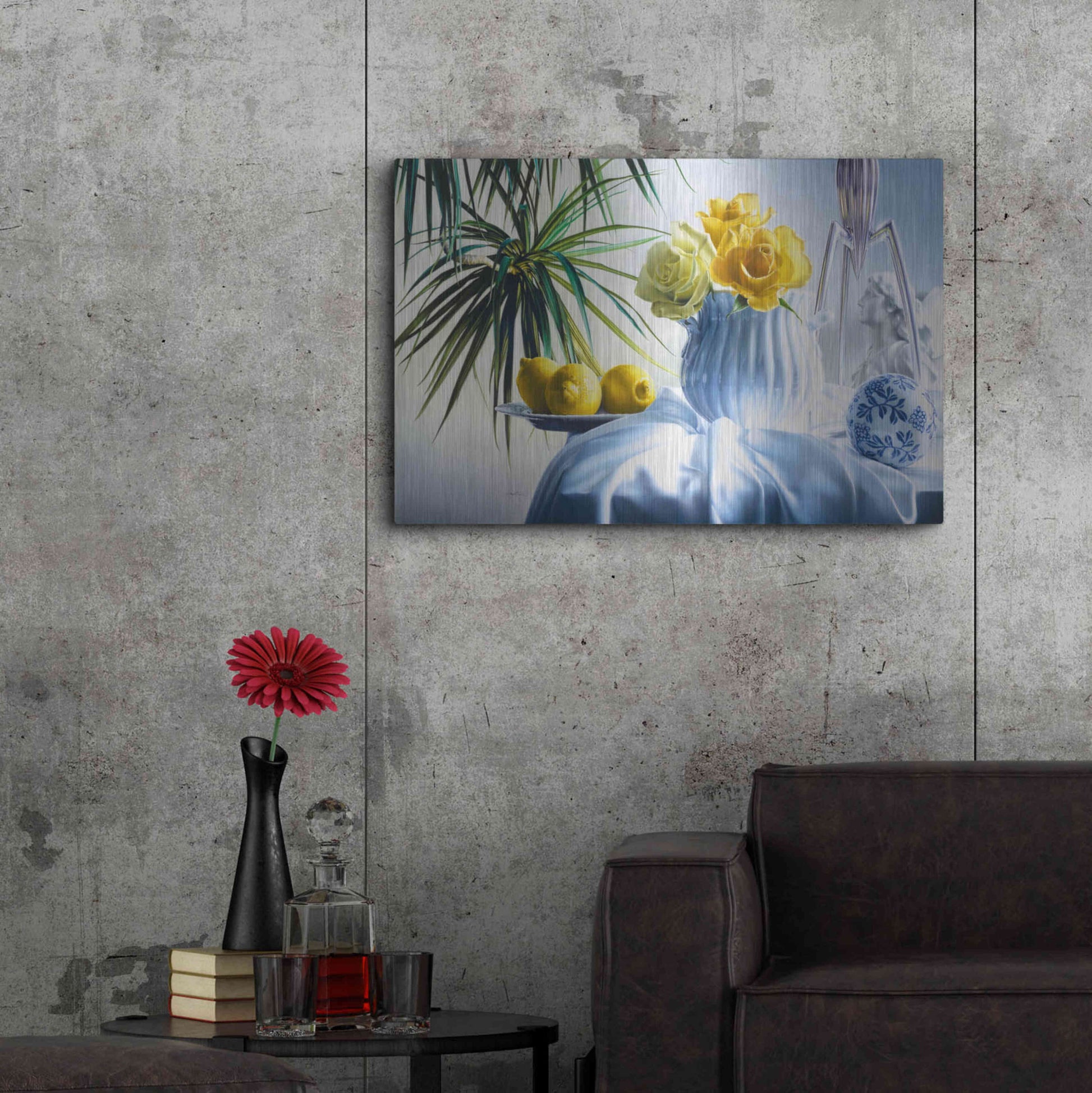 Luxe Metal Art 'Good Morning' by Francois Chartier, Metal Wall Art,36x24