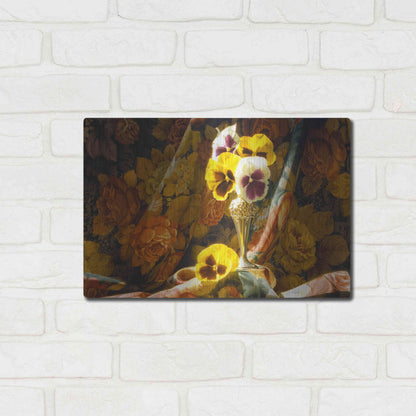 Luxe Metal Art 'Just a Thought' by Francois Chartier, Metal Wall Art,16x12