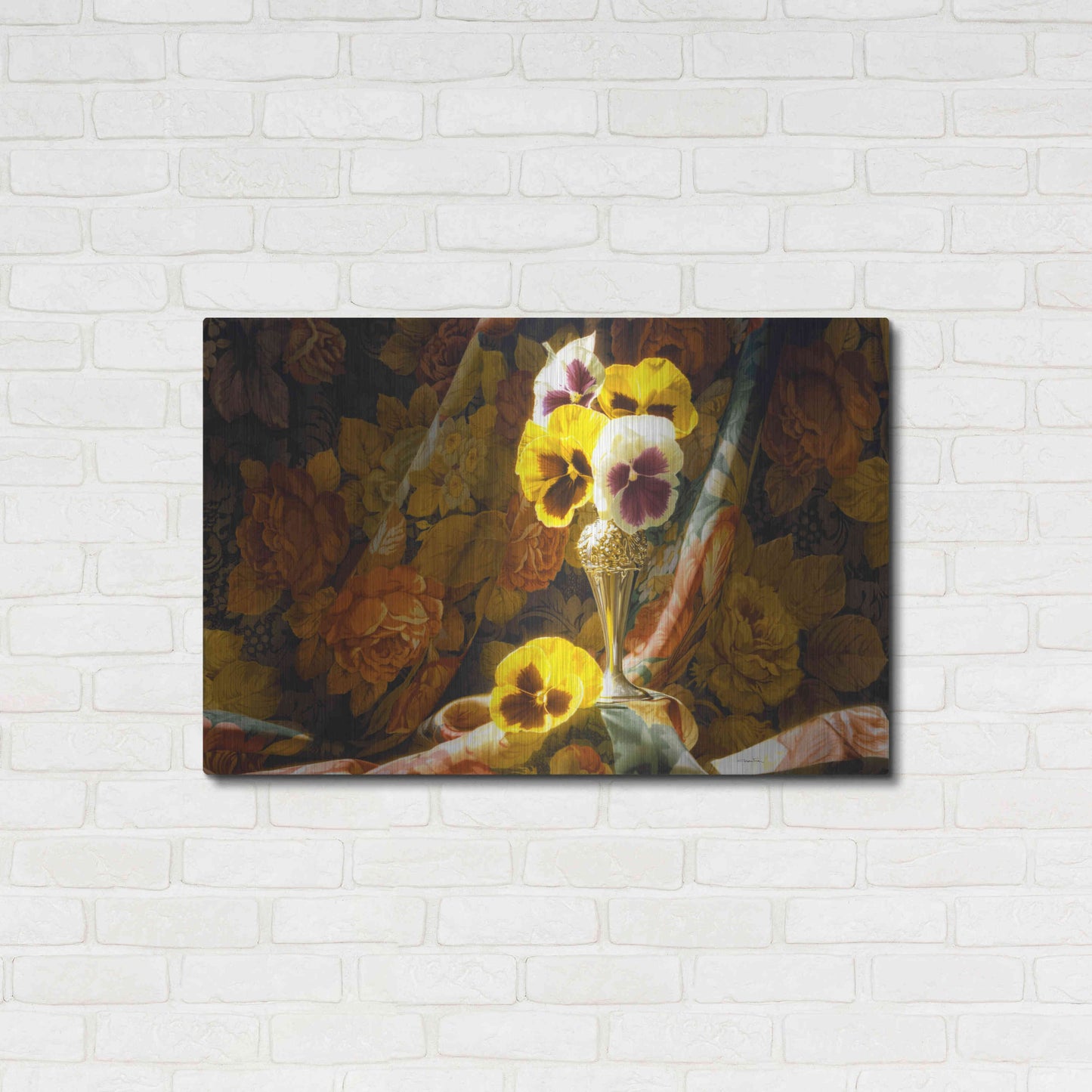 Luxe Metal Art 'Just a Thought' by Francois Chartier, Metal Wall Art,36x24