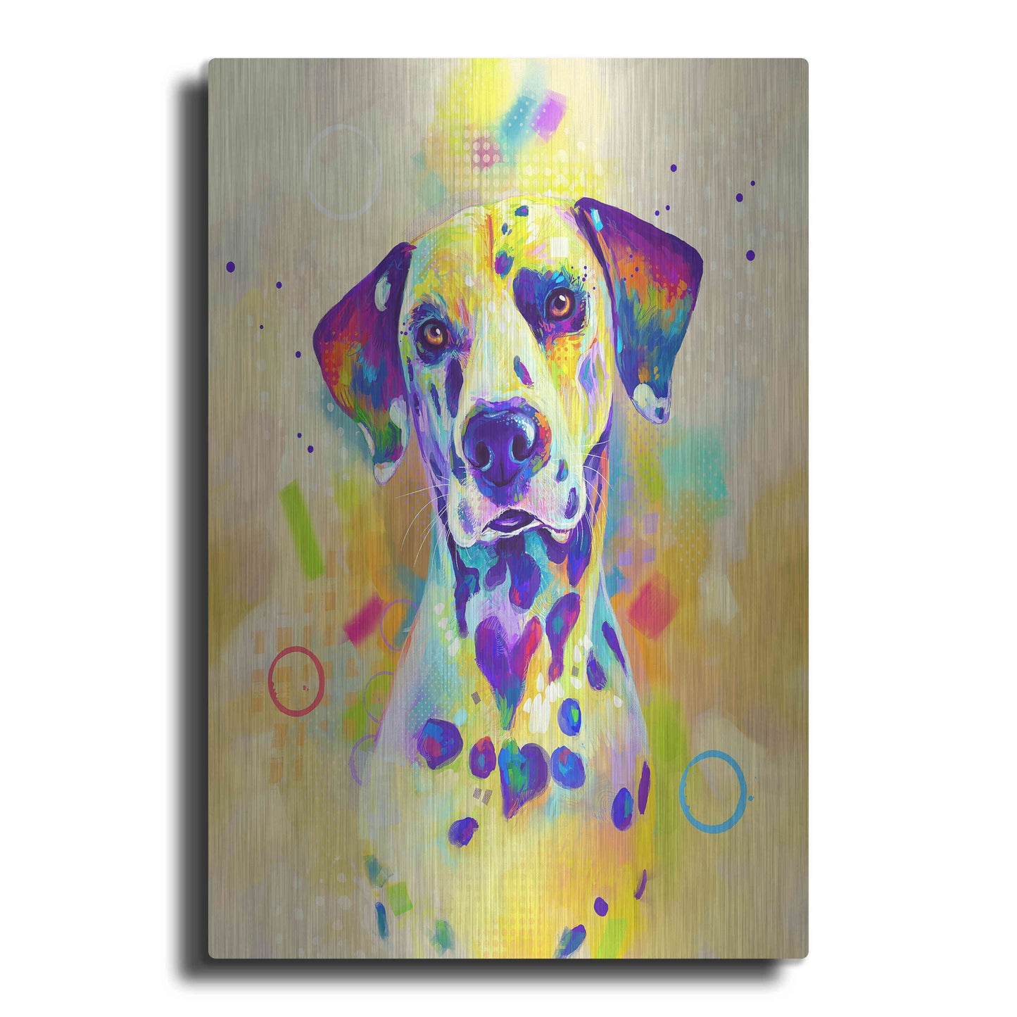 Luxe Metal Art 'Pop Art Romeo' by Furbaby Affiliates, Metal Wall Art