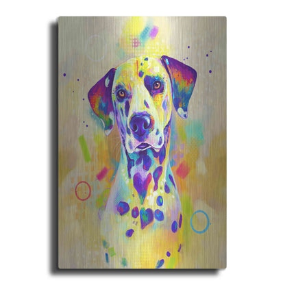 Luxe Metal Art 'Pop Art Romeo' by Furbaby Affiliates, Metal Wall Art