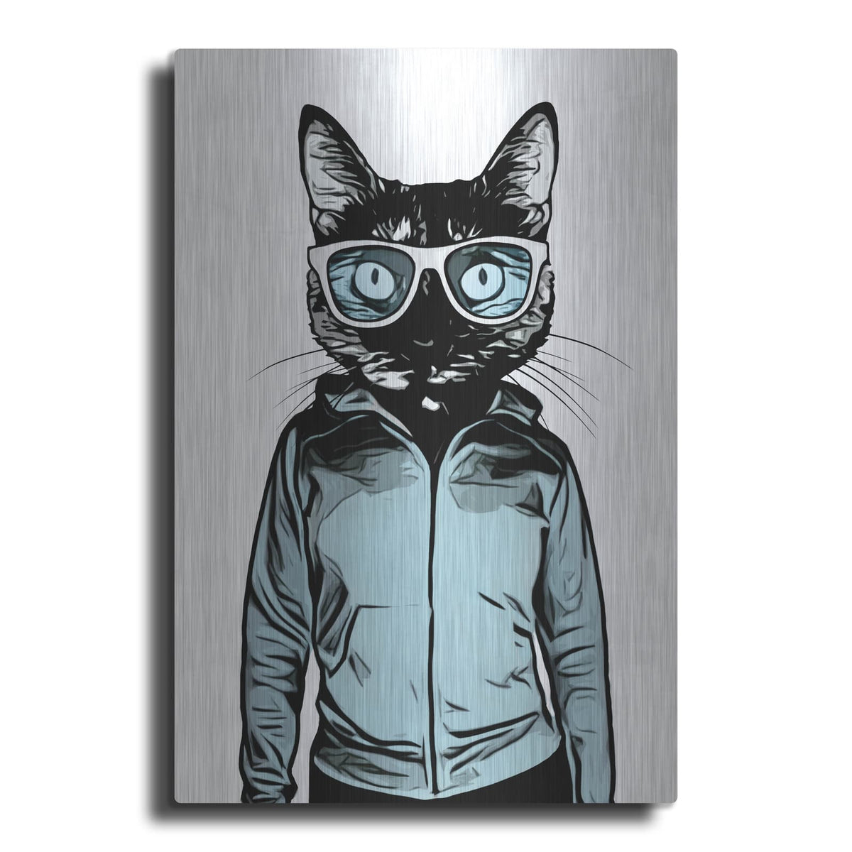 'Cool Cat' by Nicklas Gustafsson – Metal Wall Art