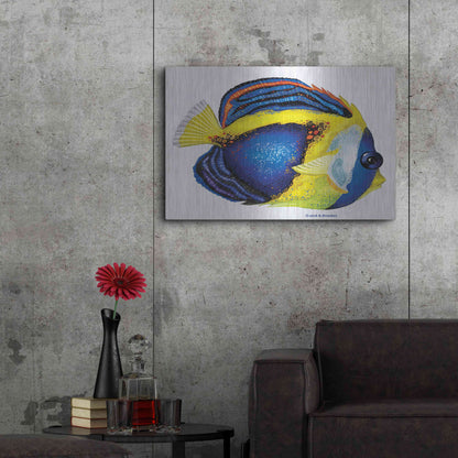 Luxe Metal Art 'New Fish 2' by Olga and Alexey Drozdov, Metal Wall Art,36x24