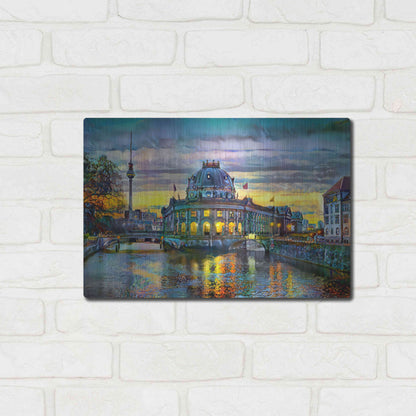 Luxe Metal Art 'Berlin Germany Bode Museum' by Pedro Gavidia, Metal Wall Art,16x12