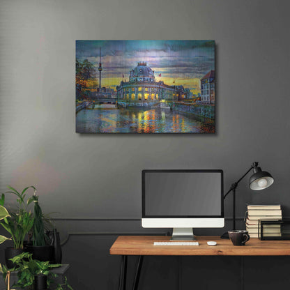 Luxe Metal Art 'Berlin Germany Bode Museum' by Pedro Gavidia, Metal Wall Art,36x24