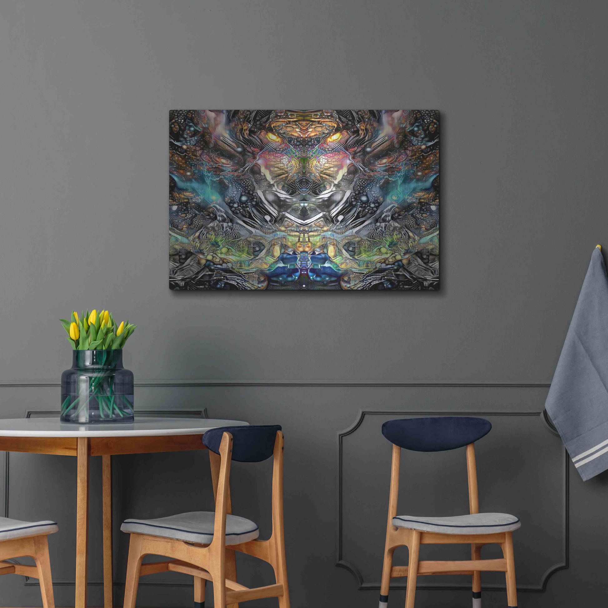 Luxe Metal Art 'Wild' by Pedro Gavidia, Metal Wall Art,36x24