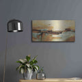 'Causal II' by Gabriela Villarreal – Metal Wall Art, 24x12 room view
