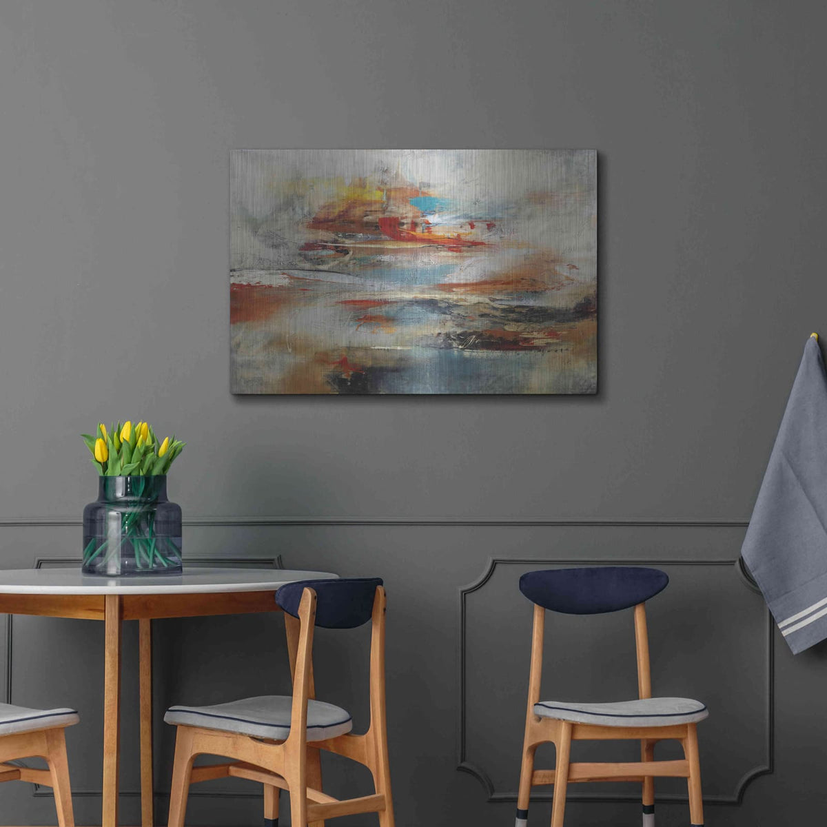 'Tesiturno II' by Gabriela Villarreal – Metal Wall Art, 36x24 room view
