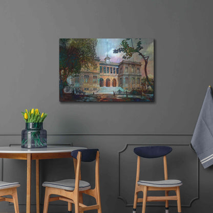 Luxe Metal Art 'Mexico City Museum of Geology' by Pedro Gavidia, Metal Wall Art,36x24