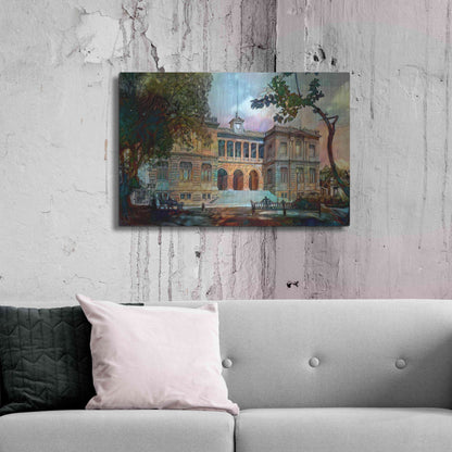 Luxe Metal Art 'Mexico City Museum of Geology' by Pedro Gavidia, Metal Wall Art,36x24