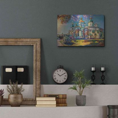 Luxe Metal Art 'Kyiv Ukraine Saint Sophia Cathedral' by Pedro Gavidia, Metal Wall Art,16x12
