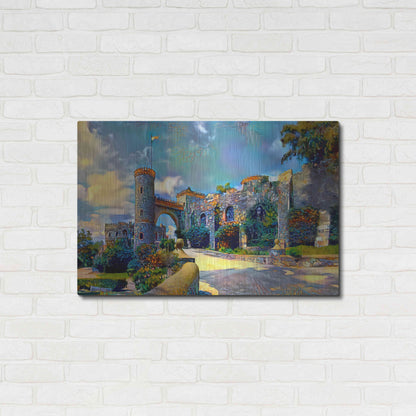 Luxe Metal Art 'Guanajuato Mexico Castillo de Santa Cecilia entrance' by Pedro Gavidia, Metal Wall Art,36x24