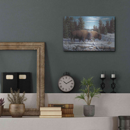 Luxe Metal Art 'The Journey' by R. Hed, Metal Wall Art,16x12