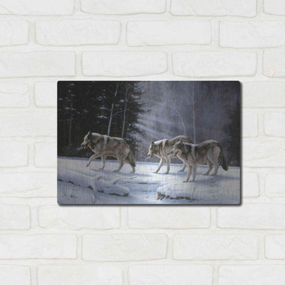 Luxe Metal Art 'Six Pack Minus Three' by R. Hed, Metal Wall Art,16x12