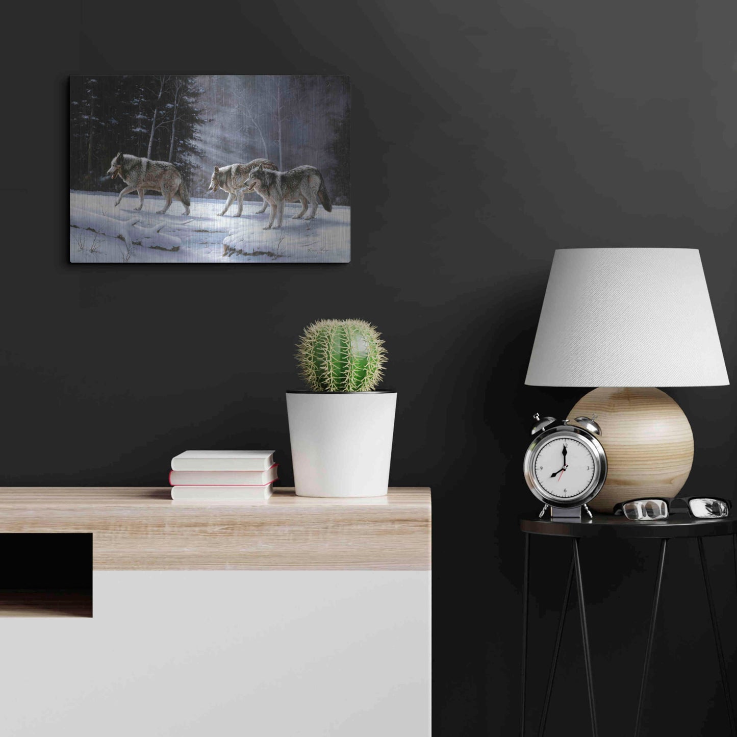 Luxe Metal Art 'Six Pack Minus Three' by R. Hed, Metal Wall Art,24x16