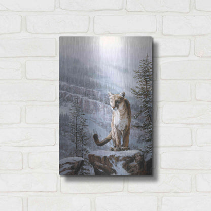 Luxe Metal Art 'Positive Traction' by R. Hed, Metal Wall Art,12x16