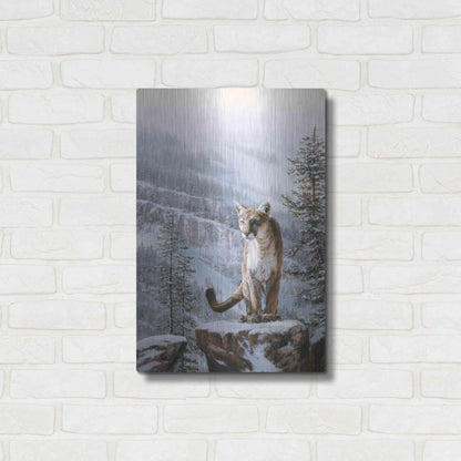 Luxe Metal Art 'Positive Traction' by R. Hed, Metal Wall Art,16x24