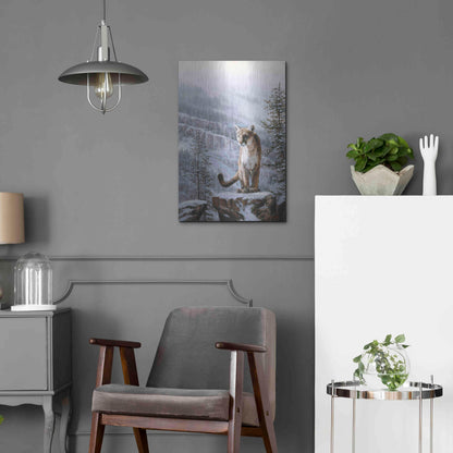 Luxe Metal Art 'Positive Traction' by R. Hed, Metal Wall Art,16x24