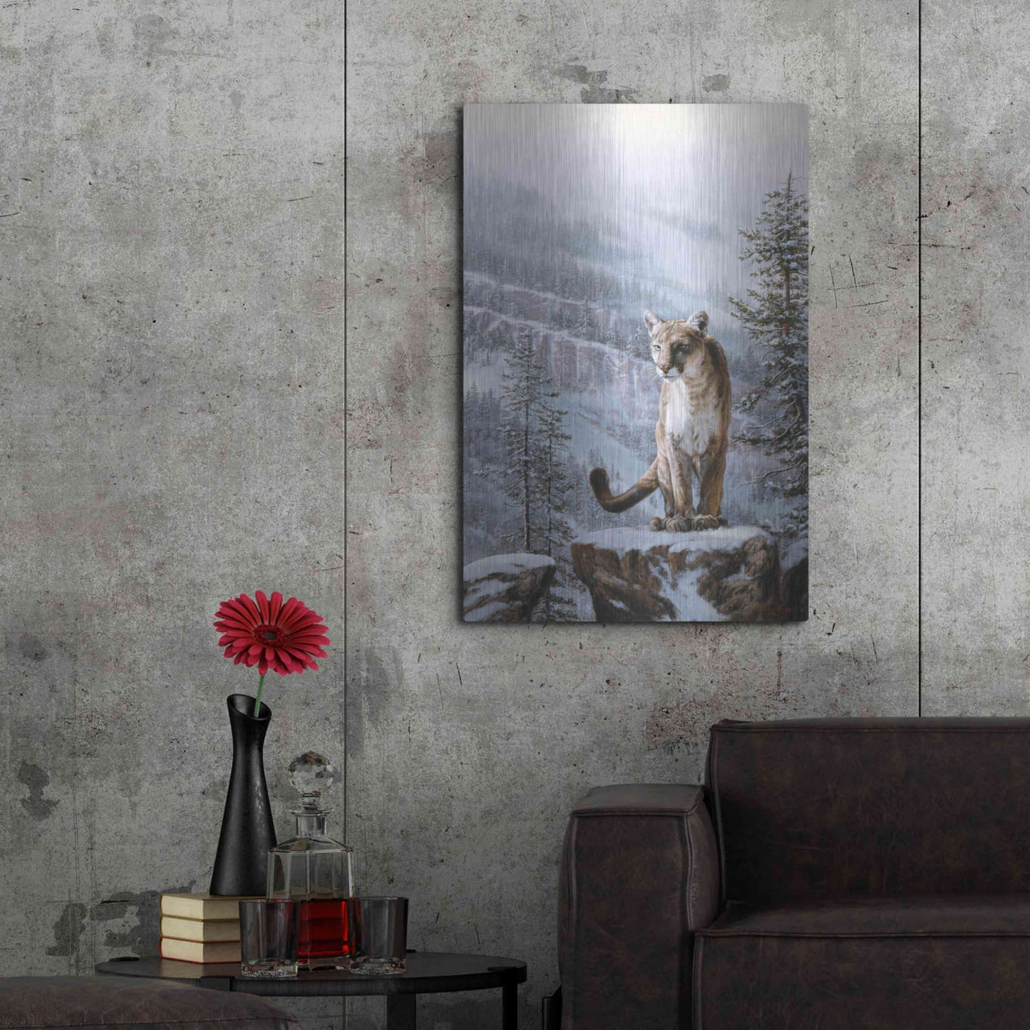 Luxe Metal Art 'Positive Traction' by R. Hed, Metal Wall Art,24x36