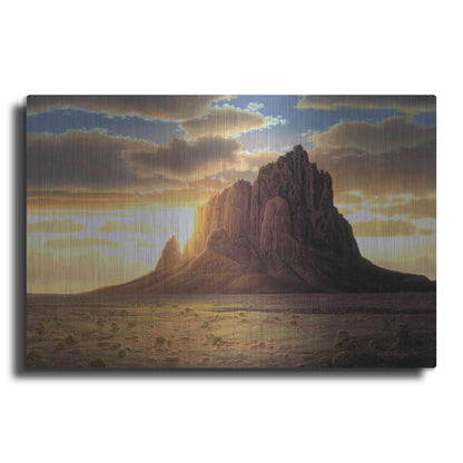 Luxe Metal Art 'Shiprock' by R. Hed, Metal Wall Art