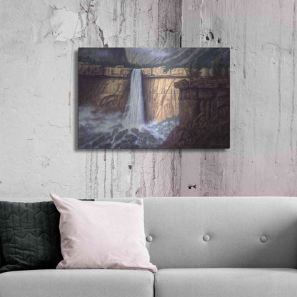 Luxe Metal Art 'Canyon Cascade' by R. Hed, Metal Wall Art,36x24