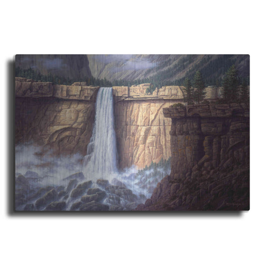 Luxe Metal Art 'Canyon Cascade' by R. Hed, Metal Wall Art