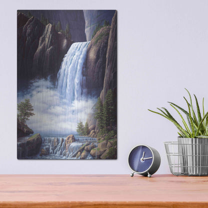 Luxe Metal Art 'Heavenly Place' by R. Hed, Metal Wall Art,12x16